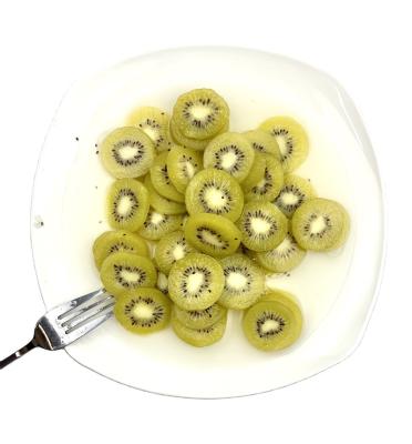 China Delicious Canned New Season Kiwi Fruit Slice In Syrup Light Best Selling 425g for sale