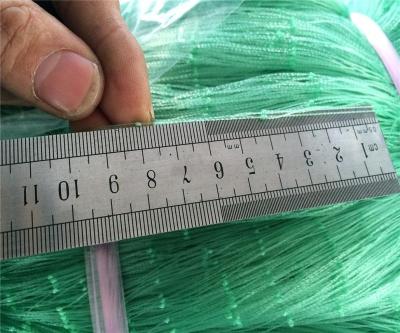 China High Tensile Mono Multi Burst Fishing Gillnet Multifilament Green Monofilament Knotted Nylon Net For Sale for sale