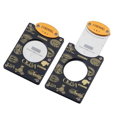 China Eco-friendly table cigar v cut luxury desktop acessoriestable cigar table cutter for sale