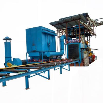 China Automatic H Beams CE Approval Sandblasting Machine For Sale Steel Plate / Sand Blasting Device for sale