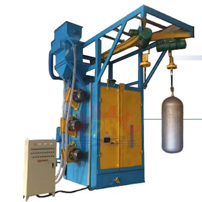 China Building Material Y Hook System Shot Blasting Machine For LPG Cylinder Surface for sale