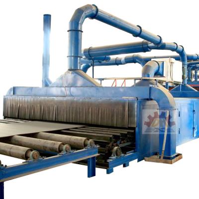 China Building material shops automatic metal profile sandblasting machine for sale automatic conveyor/aluminum plate shot blasting machine for sale