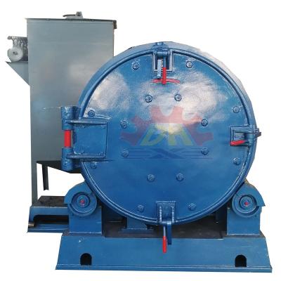 China Building material stores interlock hot sale Q3110B double door rotary drum shot blast cleaning machine for sale