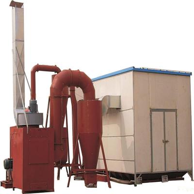 China Sandblasting Room Non-toxic Sand Air Blasting Booth With Recycling System for sale