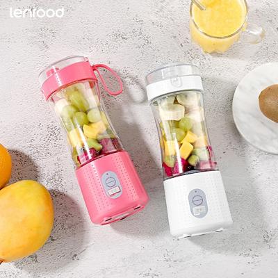 China LR-800 380ml Portable Mini Wireless Fruit Blender Usb Rechargeable Electric Car Lenrood Juicer Charging Portable Juicer Cup for sale