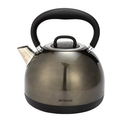 China 360 Degree Base Lenrood LR-1790 304 Degree Base Ergonomic Classic Food Grade Large Capacity Style Health Drinking Stainless Electric Kettle for sale