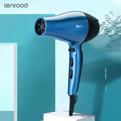 China Lenrood Ergonomic Wholesale Professional Salon Strong Power 1800W-2200W Hotel Hairdressing Hair Dryer Hair Dryer LR-2163 secador de pelo for sale