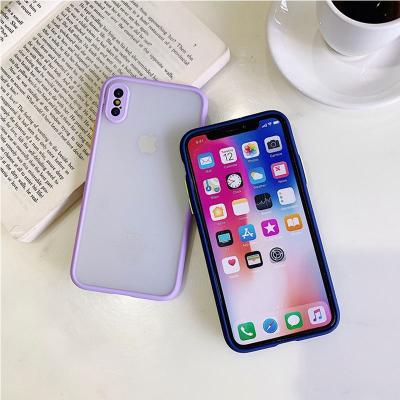 China Anti-fall Silicon Phone Cover Case Frosted Phone Case For iphone xr case for sale