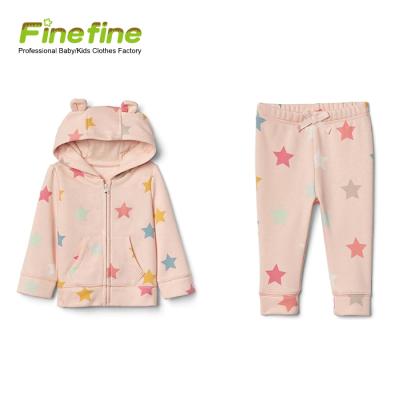 China XFY70 Wholesale Girls Casual Fleece Zipper Hoodies Custom Printed Zipper Hoodies For Baby Kids Girls for sale