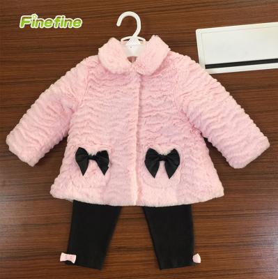 China Newest Breathable 3 Piece Kids Girl Baby Clothes For Winter for sale