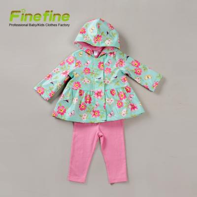 China Wholesale Spring Autumn QUICK DRY Kids Wear Girl's Jacket, Legging and T-shirt Set for sale