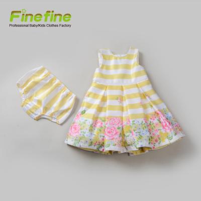 China 2018 Latest Style Baby Clothing Breathable Fashionable Party Wear Dresses For Girls for sale