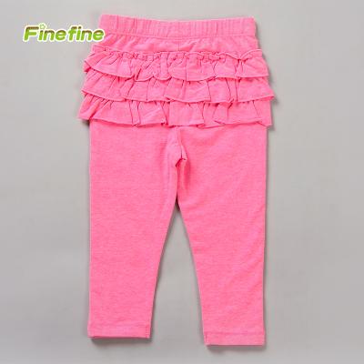 China Breathable Cotton Custom Plain Knitted Baby Girls Legging for sale