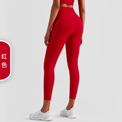 China Wholesale Price Antibacterial Lift Up Seamless Soft Yoga Legging Plus Size Pants Highwaist Gaiters With Ready To Ship for sale