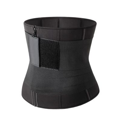 China Antibacterial Elastic Waist Trainer Wrap Body Shaper Invisible Tuck Belt Neoprene Belly Corset For Women for sale