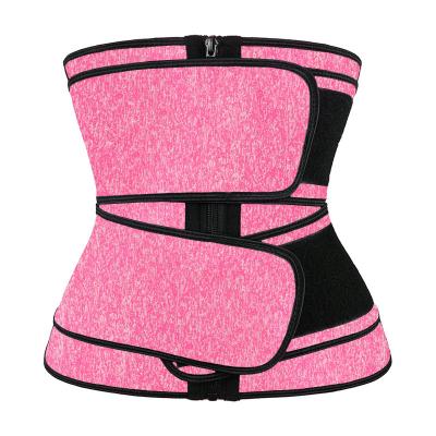 China Antibacterial Corset Sports Waist Training Belt Tummy Control Latex Waist Trainer with Straps and Zipper for sale