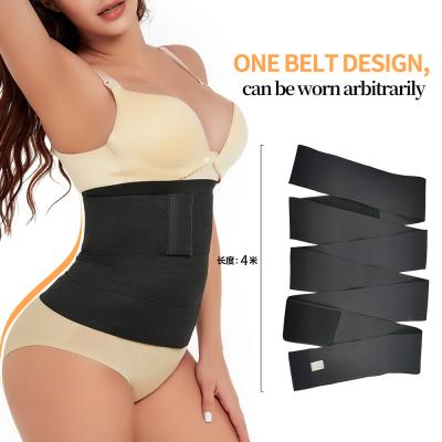 China Amazon Hotsale Antibacterial Fitness Tummy Control Waist Trimmer Slimming Belt Custom Made Waist Trainer for sale