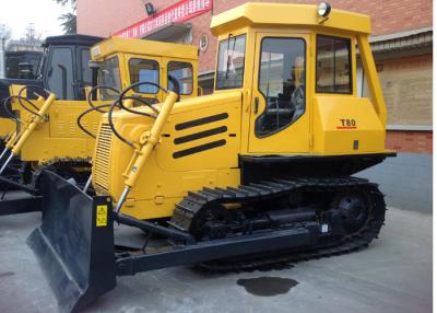 中国 4F+2R 固定シャフトの機械変速機の狭い地上の構造のための小さいクローラー Dozer T80 販売のため