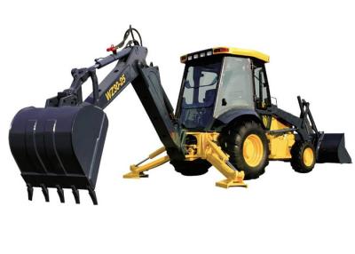 China Synchromesh Mechanical Shift Tractor Backhoe Loader for Road Construction for sale