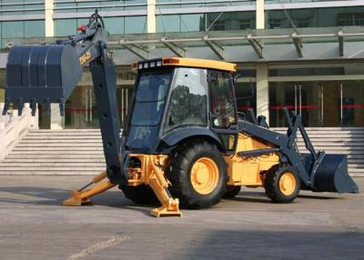 Κίνα Backhoe κατασκευής μηχανών diesel της Cummins, μπροστινός φορτωτής τρακτέρ ικανότητας φόρτωσης 1.0m3 προς πώληση