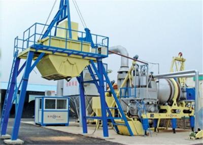 China 1000kgs Asphalt Output Mobile Asphalt Drum Mix Plant , 20TPH Asphalt Concrete Plant for sale