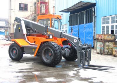 Chine Chariot élévateur télescopique diesel multifonctionnel de boom de 4 tonnes avec le bras télescopique de deux quadrilatères à vendre