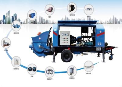 China Diámetro global concreto hidráulico de piedra fino remolcado mini diesel de la bomba 30m m en venta