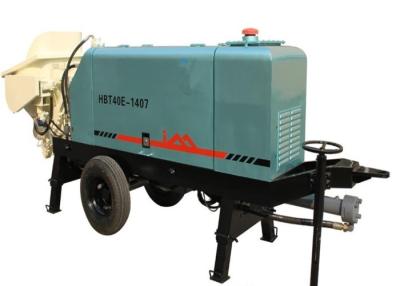 China 40m3 / bomba concreta eléctrica HBT40E de h - 1407 con la fuente de alimentación 380V/50Hz para el bombeo concreto trabaja en venta