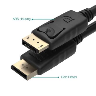 China Multimedia 4K 1m 15m Male To Male Digital DP To DP Adapter Display Port Cable for sale