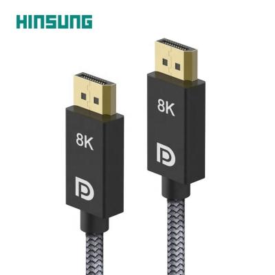 China COMPUTER tin copper tinplate 8k 5m displayport extension DP to DP 1.4 cable for game players for sale