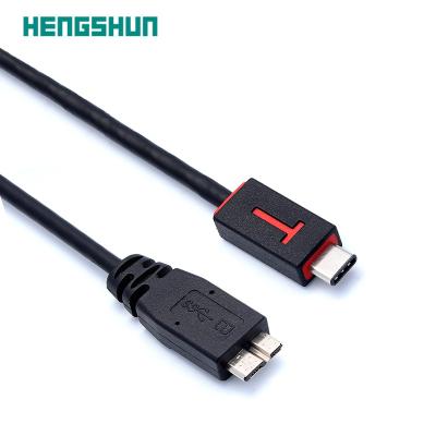 China Camera PVC Jacket USB3.1 Male C Type To Micro USB 3.0 B Male Cable for sale