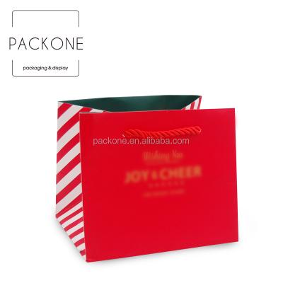 China Luxury Holiday Season Christmas Shopping Bag 3C Printing Dyed Paper Bags Gift Bags Cell Phone Bags for sale