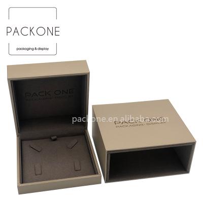 China China factory wholesale high end luxury matte gold jewelry box assorted sleeve gift box for necklace for sale