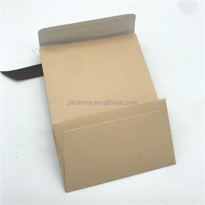 China 2021 New Arrival Plain Khaki Shopping Git Paper Bag With Brown Stain Ribbon For Jewelry for sale