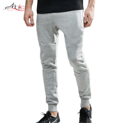 China Wholesale New Custom Made Men's Technology Slim Fit Gray Joggers High Quality Soft Capable Anti-wrinkle Fabric for sale