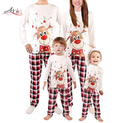 China Daster Able QUICK DRY Piyama Creams Lounge Wear Pijamas-Femenin Algodon Pajamas Sleep Wear Women Christmas Pijamas Familiares For Family for sale