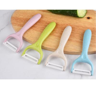 China Viable Kitchen Accessories Ceramic Potato Carrot Peeler Instruments Kitchen Peeler Fruit Vegetable Tools Peelers Knife for sale