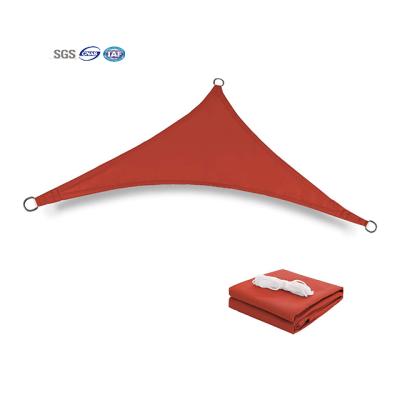 China 220 GSM Block Cloth Waterproof Terylene Sun Shade Sail Oxford Oxford Blocker Umbrella Patio Triangle UV for sale