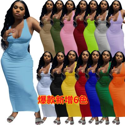 China 2021 New Arrival XM-20040104 Breathable Women Summer Dresses Bodycon Ladies Dress Lady Elegant Girls Maxi Dresses Women Sundresses for sale