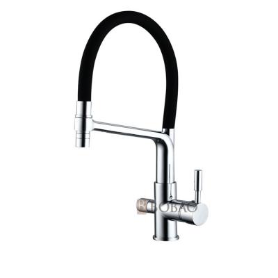 China Modern Basin Kitchen Faucet Water Filtration Faucets Pull Out Spray Kitchen Sink Faucet Pull Down Mixer Tap for sale