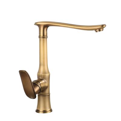 China Thermostatic Faucets New Arrival Brushed Water Mixers Brass Faucets Antique Kitchen Faucet For Kitchen Sink for sale