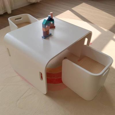 China Brand Modern Top Grade Senhe Baby Furniture Eco-friendly Dining Tables And Chairs For Kids Children for sale