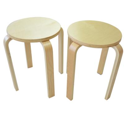 China Modern Premium Smooth Round Office Stool Step Stool Wooden Top Side Furniture for sale