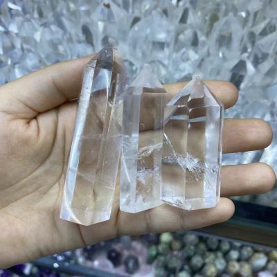 China Clear Magic Wand Crystal Crystal Point Quartz Crystals from Europe High Quality Natural Stones Wholesale Healing for sale