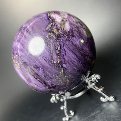 China Europe natural crystal sugilite ball sphere chakra feng shui quartz healing stone gifts for sale