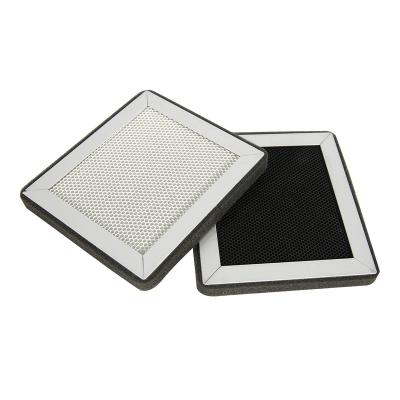 China Filter 0.3um Particle In Air OEM Customized Aluminum Alloy Pre Sight Tio2 Photocatalyst Air Filter For Purifier Replacement for sale