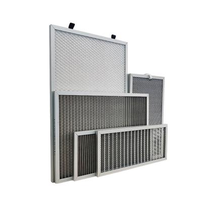 China Filter 0.3um Particle In Air OEM Good Quality Washable Metal Aluminum Mesh Filter For Industrial Air Filtration System Replacement for sale