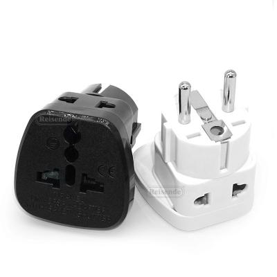 China Residential/General Purpose Universal To Germany EU Plug Adapter 16A France Type To Europe Travel Conversion Plug for sale