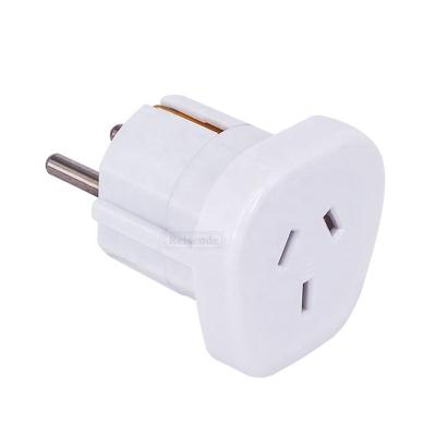 China Travel Residential / Multipurpose Australian Adapter AU, NZ to EU European standard schuko plug adapter for sale