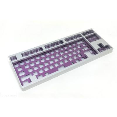 China tkl brass aluminum layout Alice cnc metal keyboard custom machining mechanical case for sale